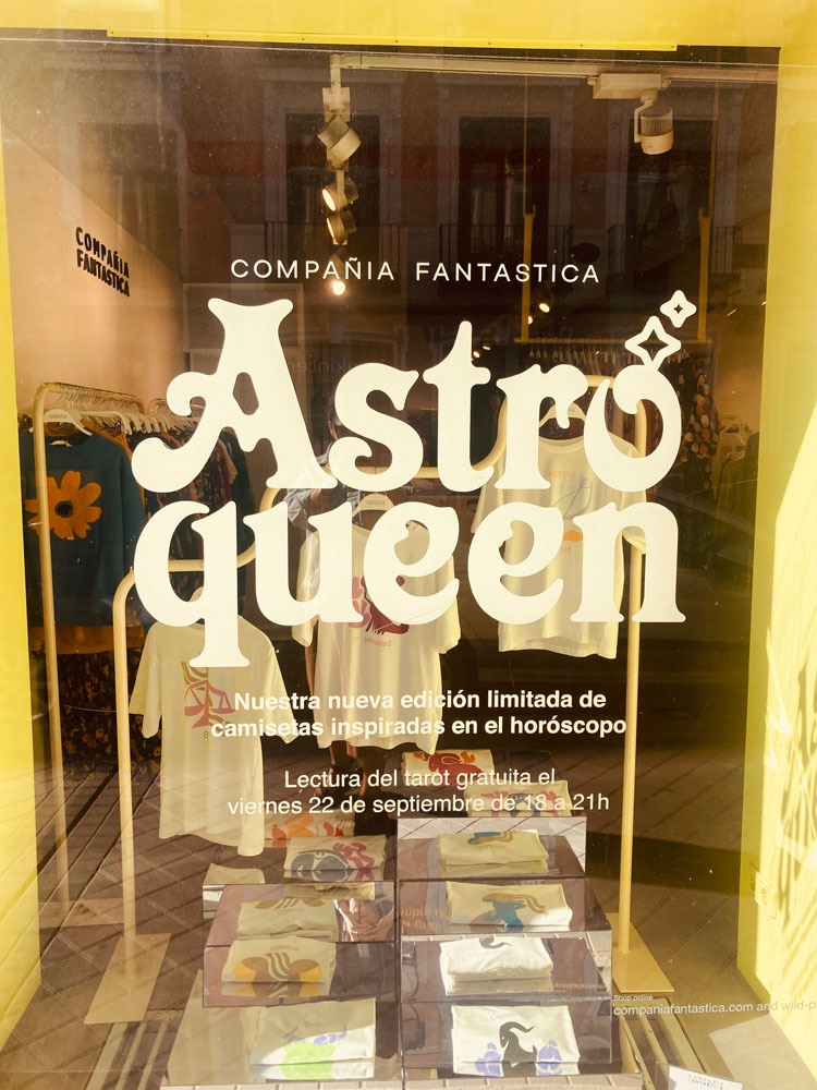 Marie en su espacio de trabajo en Chueca